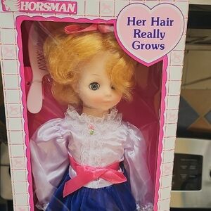 Vintage NWT Horsman Pert & Pretty Doll- Hair Really Grows